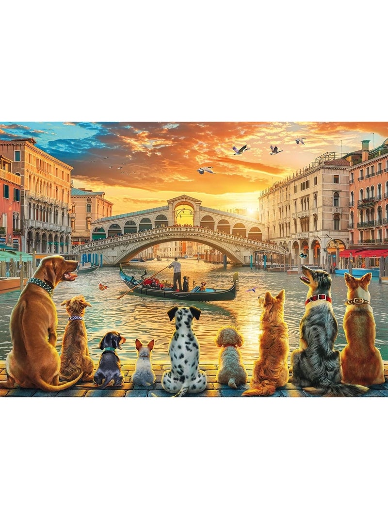 Puzzle Sur le quai 1000 pcs N/A - Kiabi
