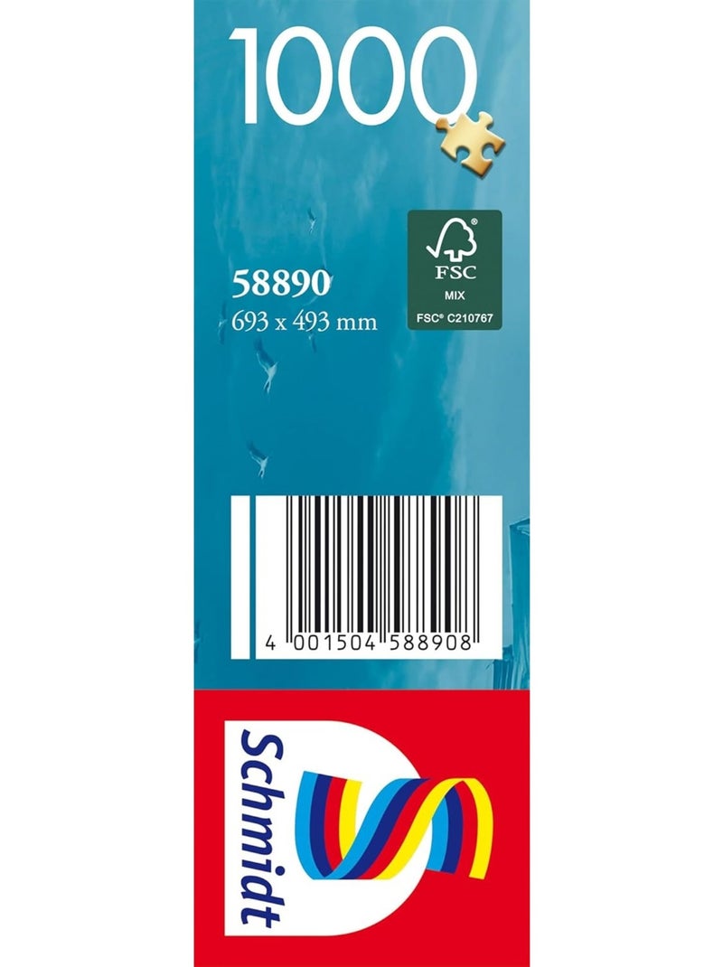 Puzzle Sur le quai 1000 pcs N/A - Kiabi