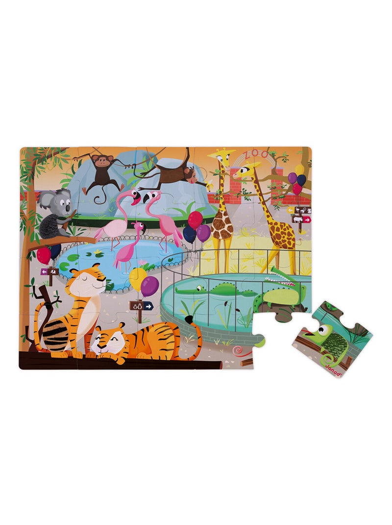 Puzzle tactile Une Journée au Zoo - N/A - Kiabi - 21.65€