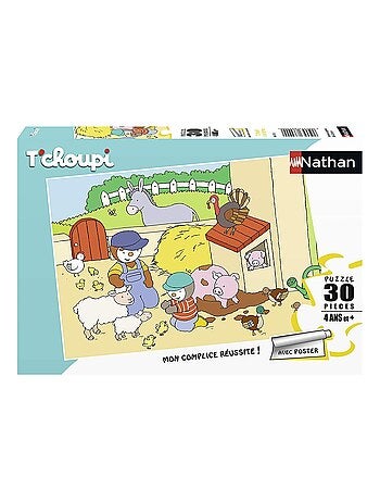 Puzzle T'choupi à la ferme 30 pcs