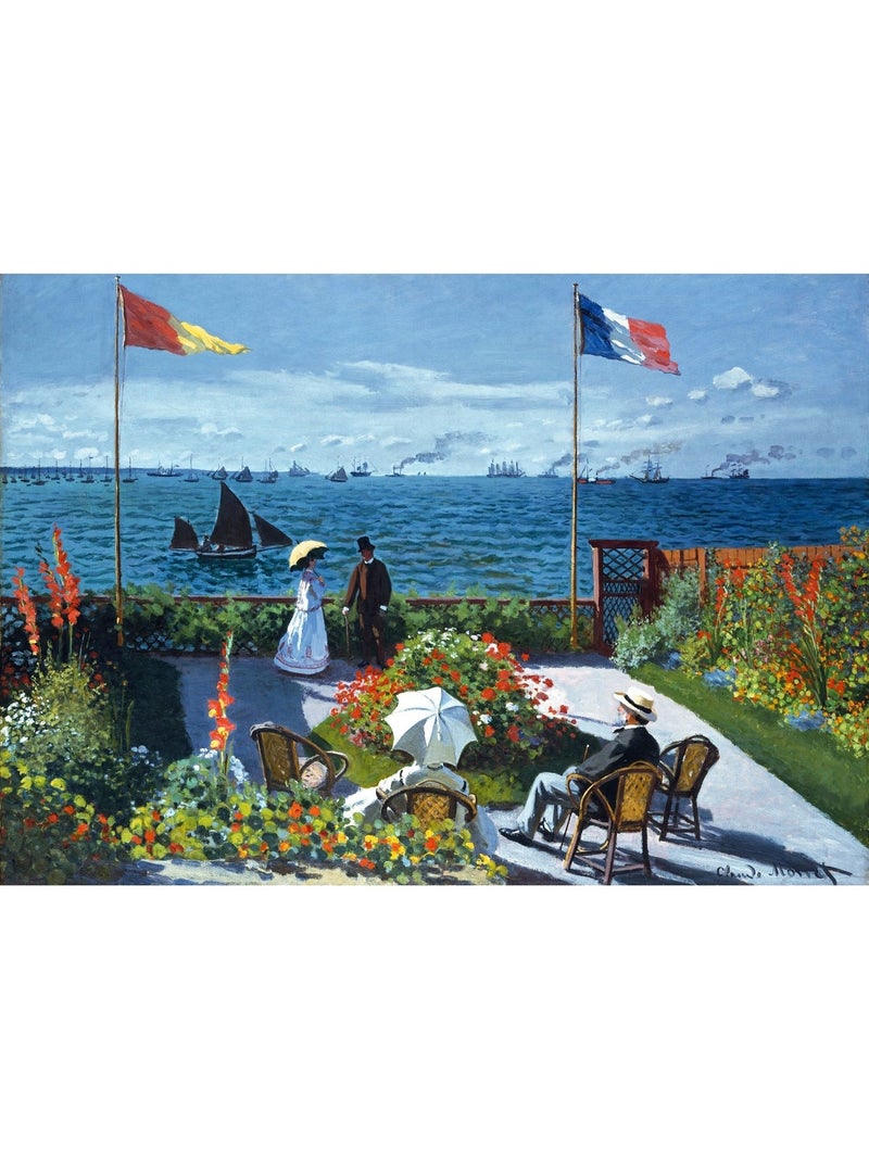 Puzzle Terrasse à Sainte-Adresse de Monet 100 pcs N/A - Kiabi