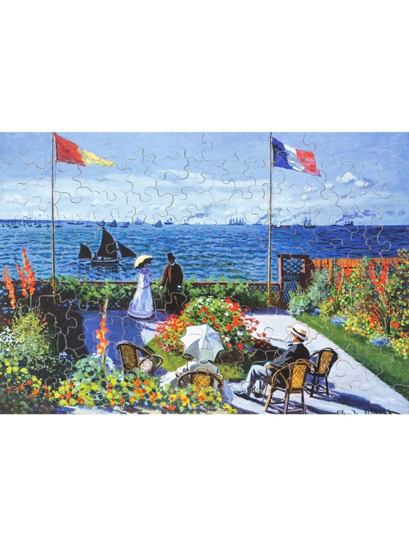 Puzzle Terrasse à Sainte-Adresse de Monet 100 pcs N/A - Kiabi