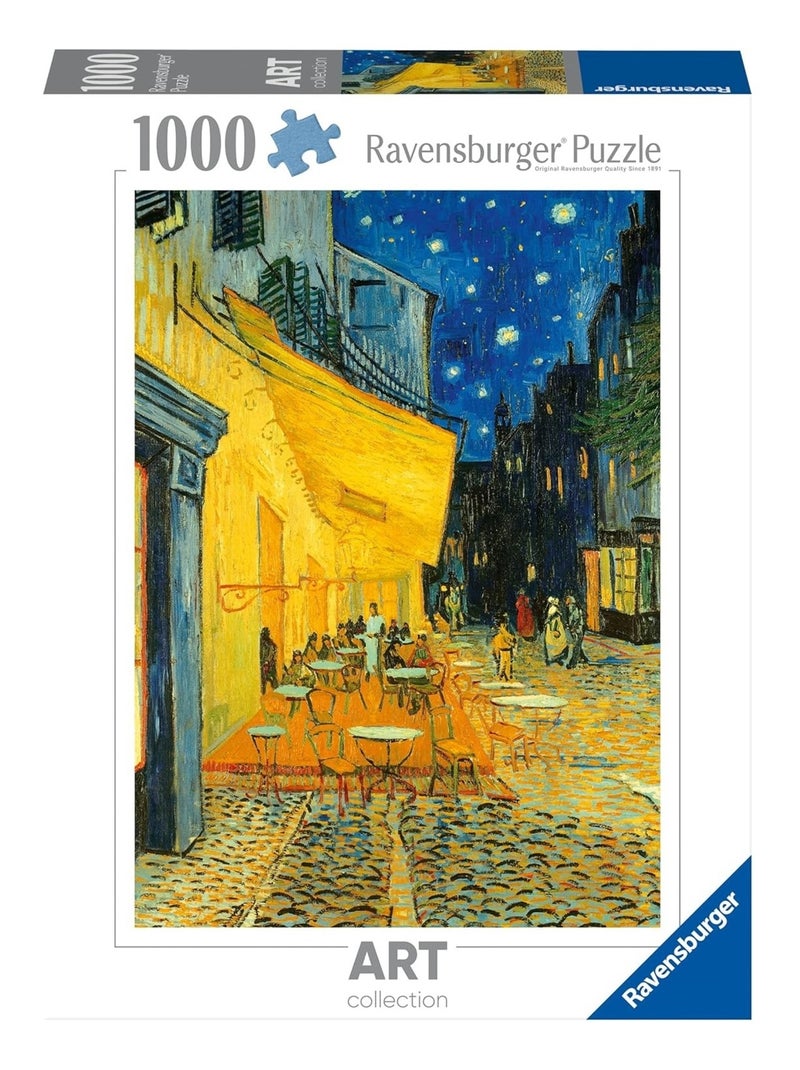 Puzzle Terrasse de café le soir 1000 pcs N/A - Kiabi