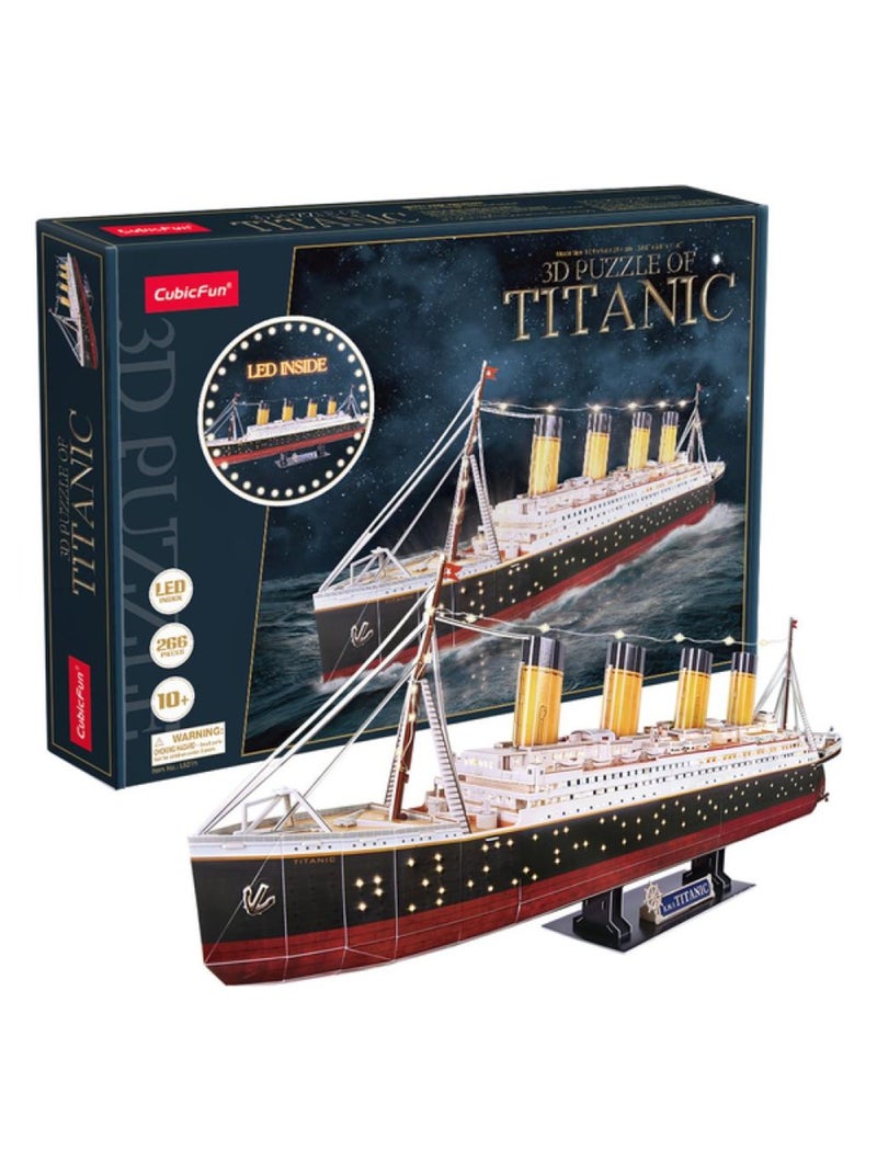 Puzzle titanic led 3d cubic fun N/A - Kiabi