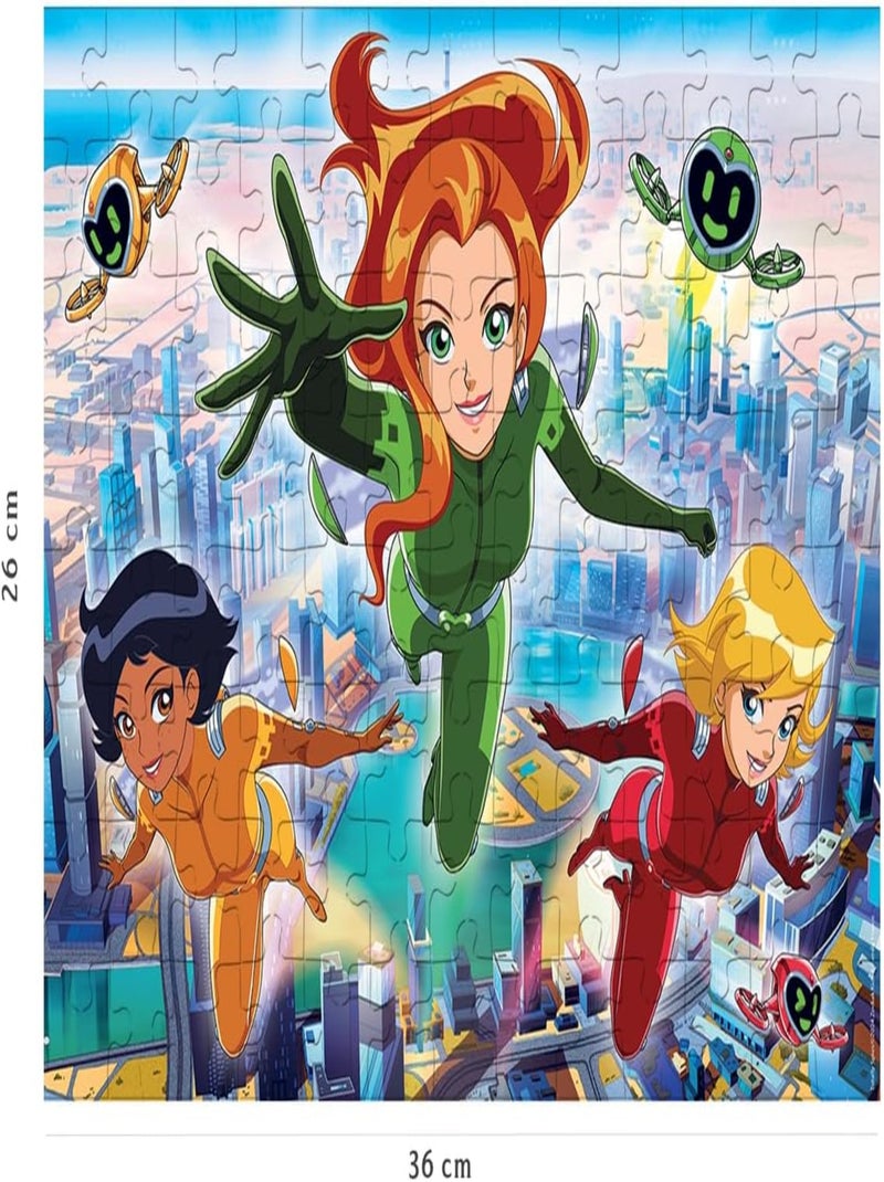 Puzzle Totally Spies en mission 100 pcs N/A - Kiabi