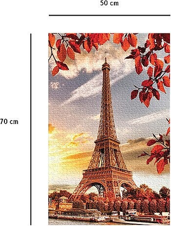 Puzzle Tour Eiffel en automne 1000 pcs