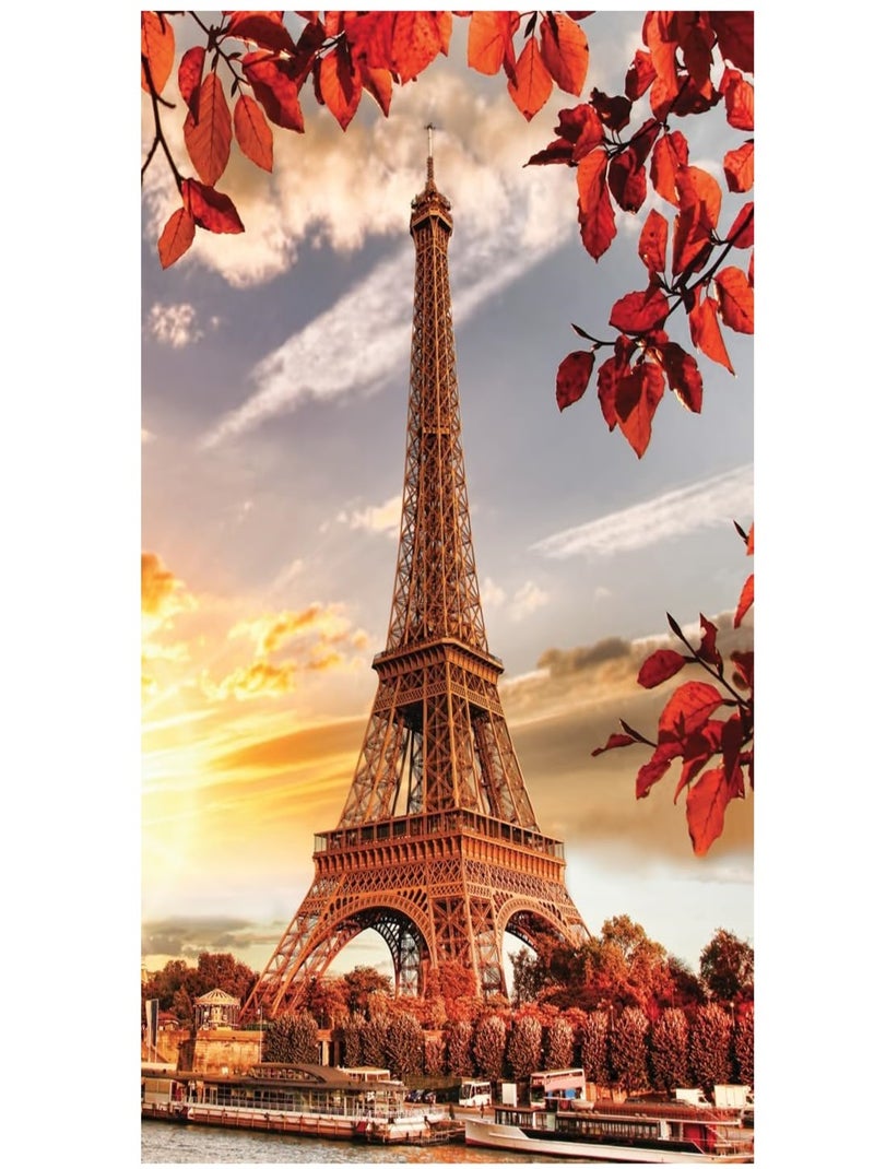 Puzzle Tour Eiffel en automne 1000 pcs N/A - Kiabi