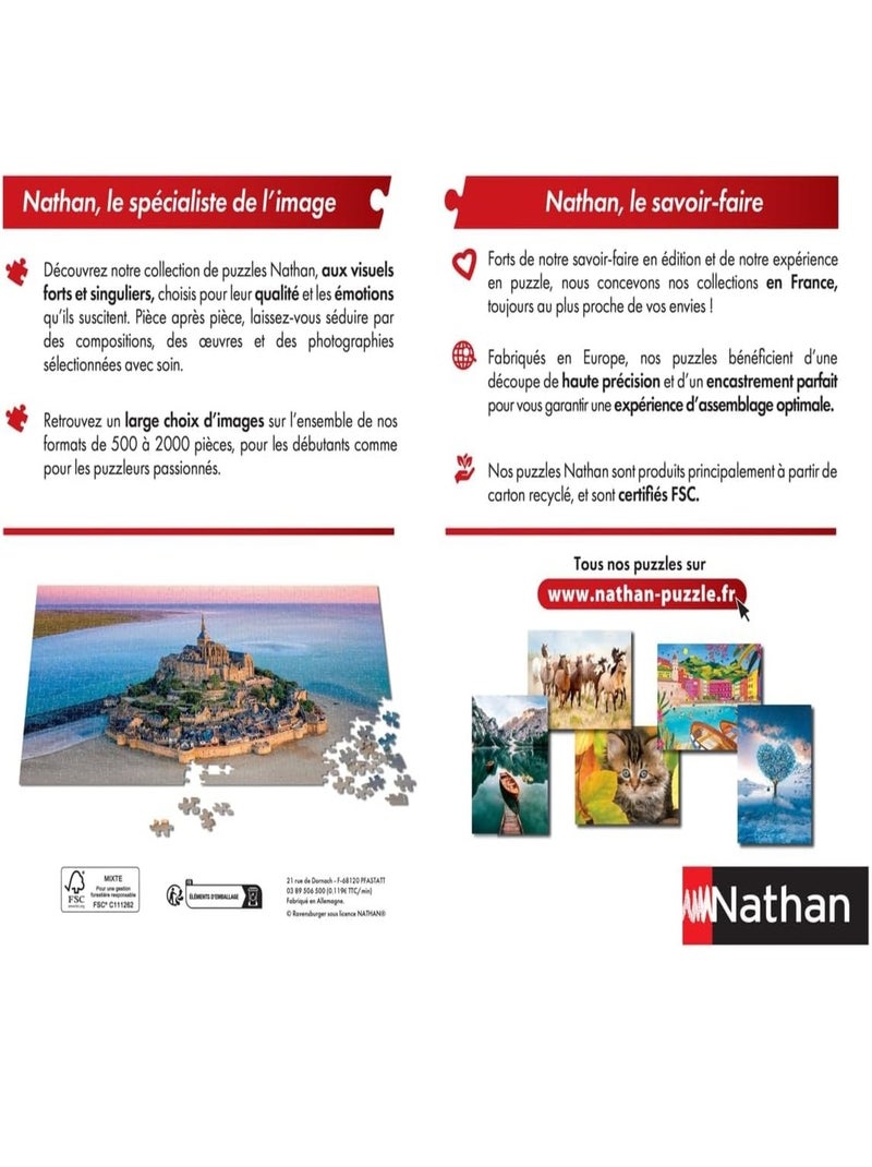 Puzzle Tour Eiffel en automne 1000 pcs N/A - Kiabi