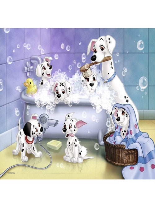 Puzzle Tous au bain 101 Dalmatiens 60 pcs - Kiabi