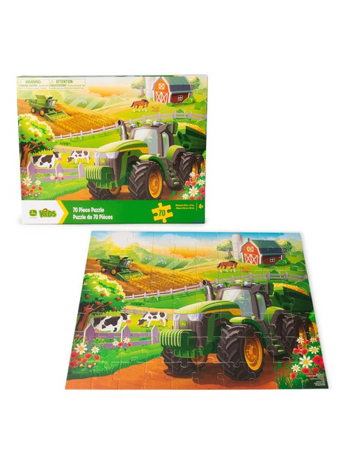 Puzzle tracteur 70 pièces dès 4 ans - Kiabi