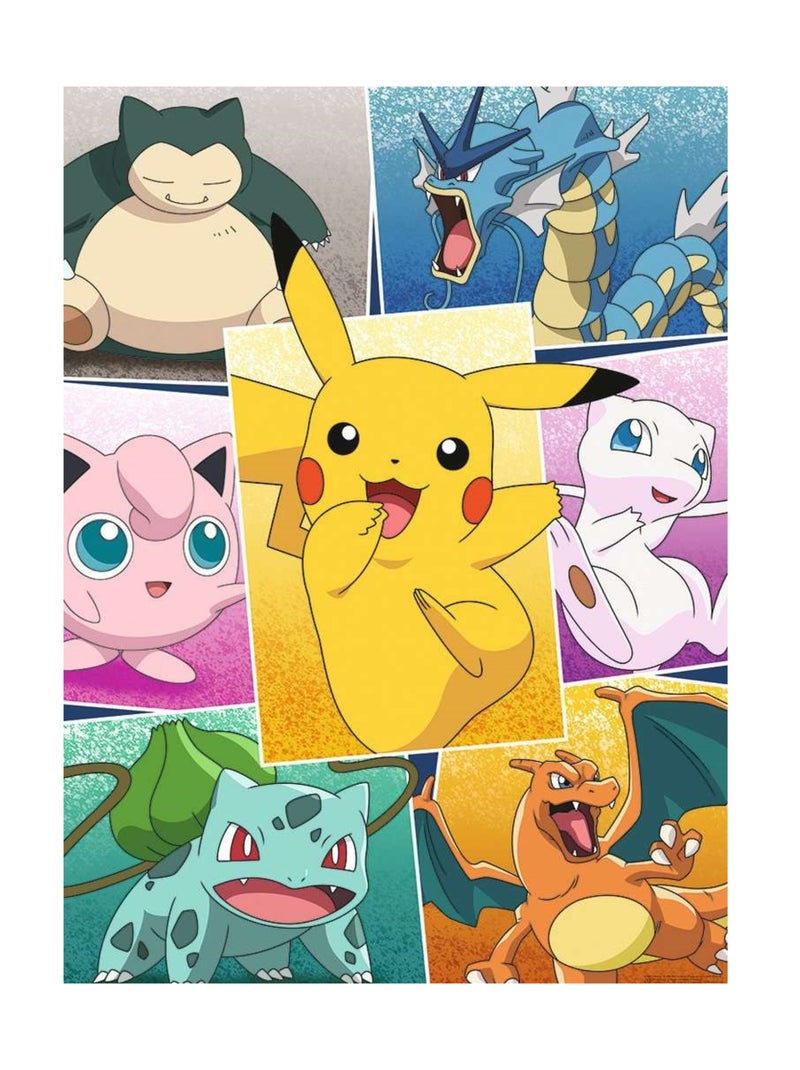 Puzzle Types de Pokémon 250 pcs N/A - Kiabi