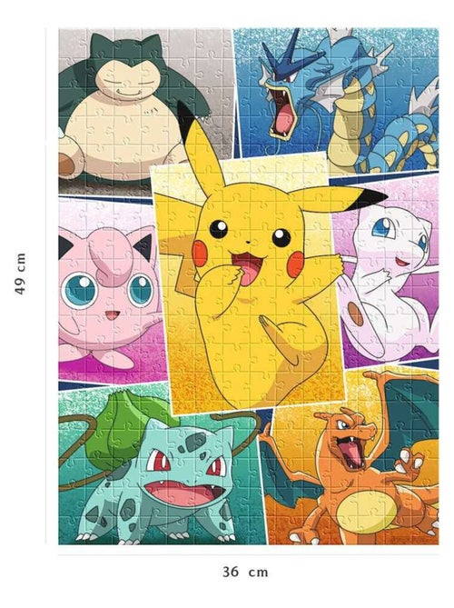Puzzle Types de Pokémon 250 pcs - Kiabi