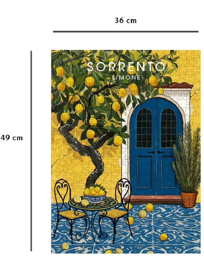 Puzzle un zeste d’italie 500 pcs N/A - Kiabi