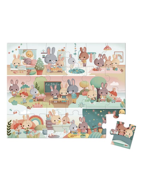 Puzzle Une Journée 24 pcs - Kiabi