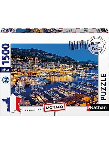 Puzzle Une nuit au port de Monaco 1500 pcs