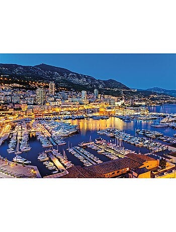 Puzzle Une nuit au port de Monaco 1500 pcs