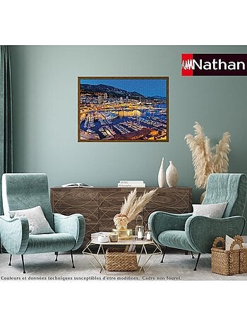 Puzzle Une nuit au port de Monaco 1500 pcs