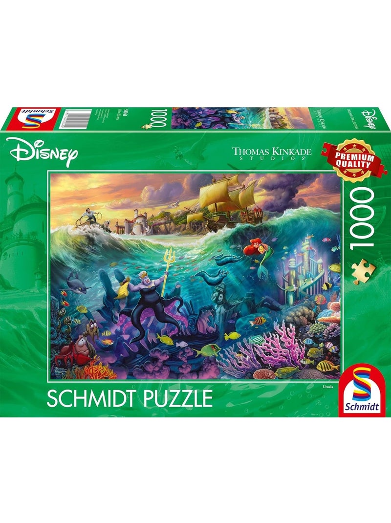 Puzzle Ursula La Petite Sirène 1000 pcs N/A - Kiabi
