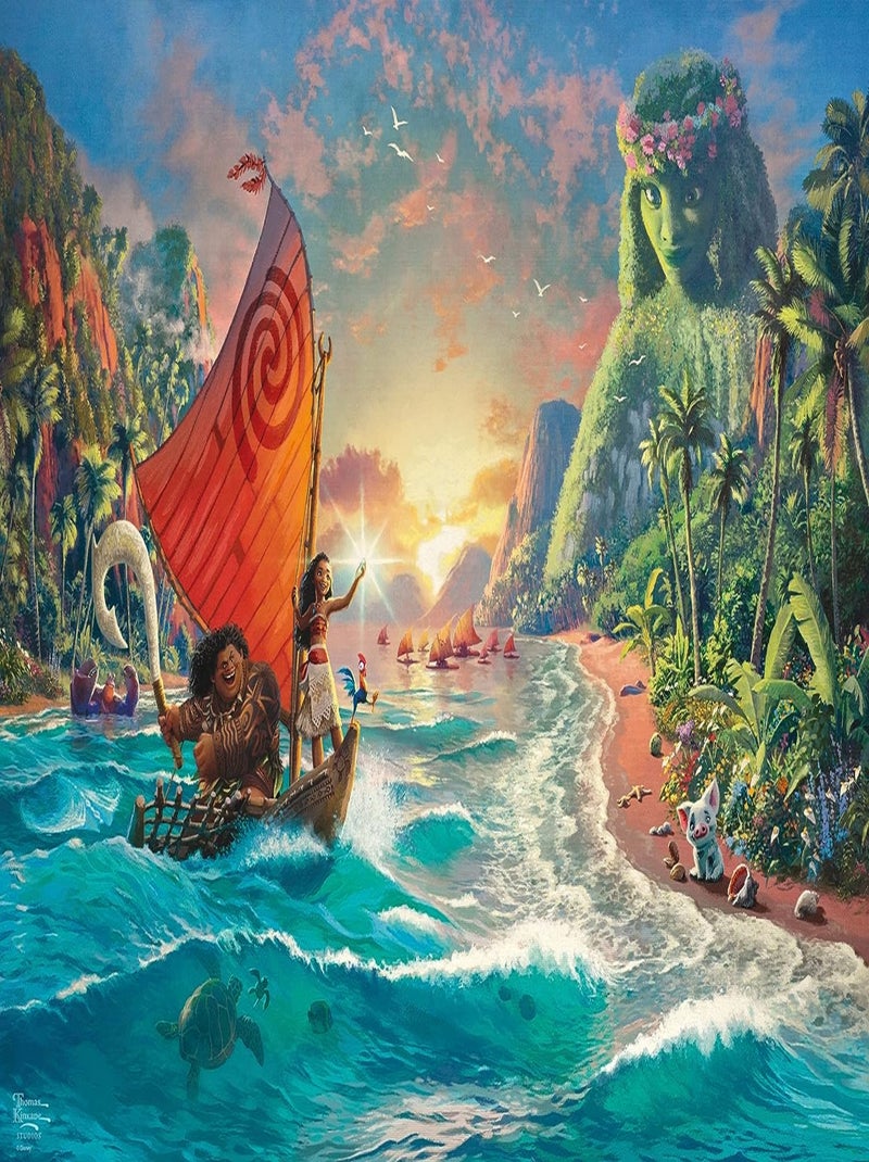 Puzzle Vaiana 1000 pcs N/A - Kiabi