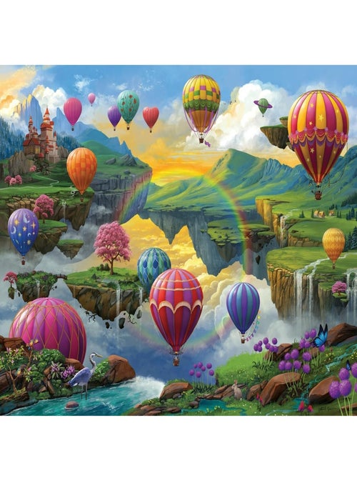 Puzzle Vallée des montgolfières 500 pièces - Kiabi
