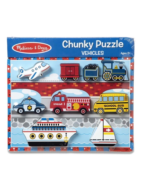 Puzzle véhicules à grosses pièces - Kiabi