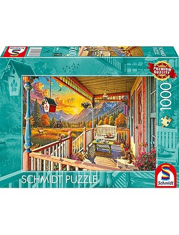 Puzzle Véranda des montagnes 1000 pcs