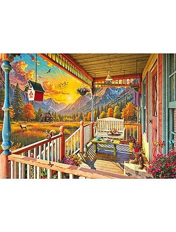 Puzzle Véranda des montagnes 1000 pcs