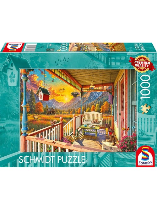 Puzzle Véranda des montagnes 1000 pcs - Kiabi