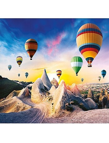 Puzzle Voyage en montgolfière 500 pièces
