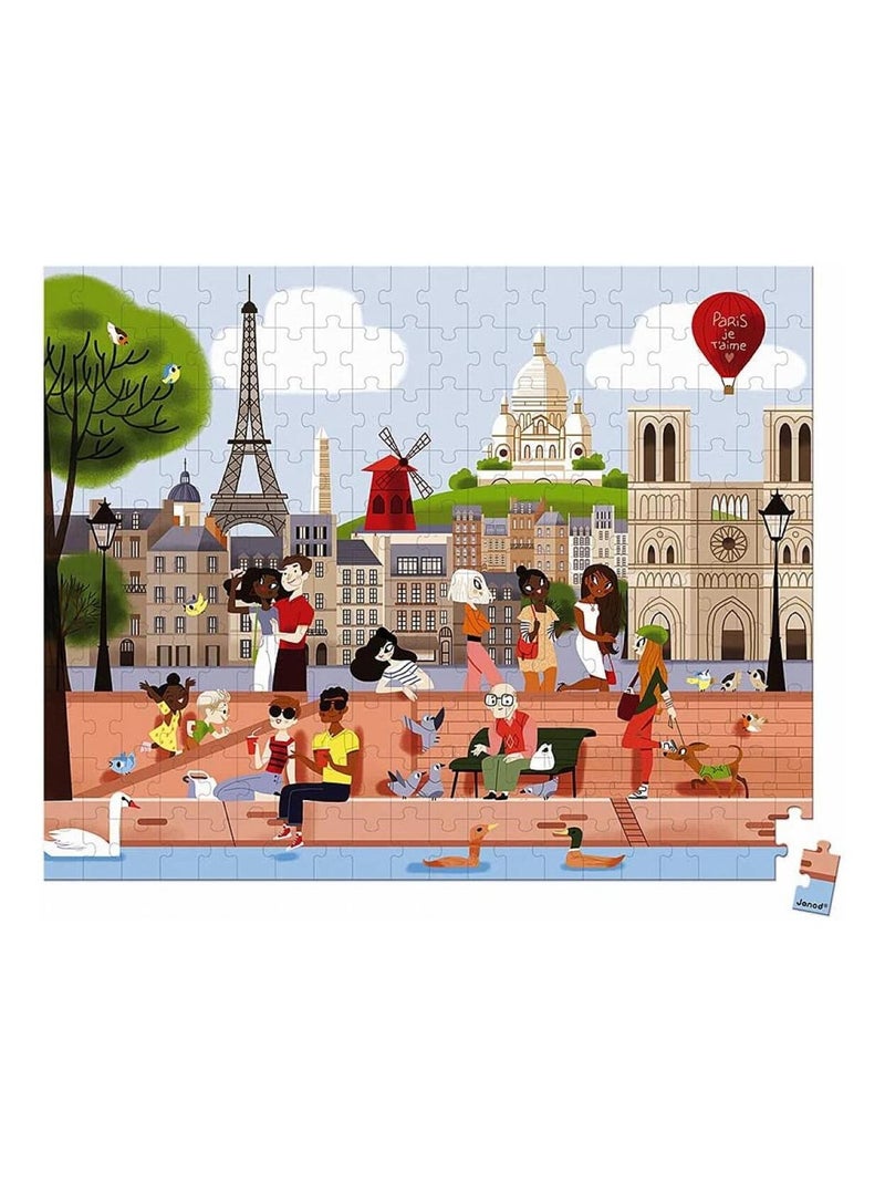 Puzzle Vue De Paris 200 Pieces N/A - Kiabi