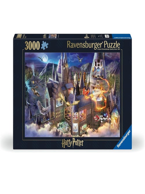 Puzzle Vue sur le château Poudlard 3000 Pcs - Kiabi