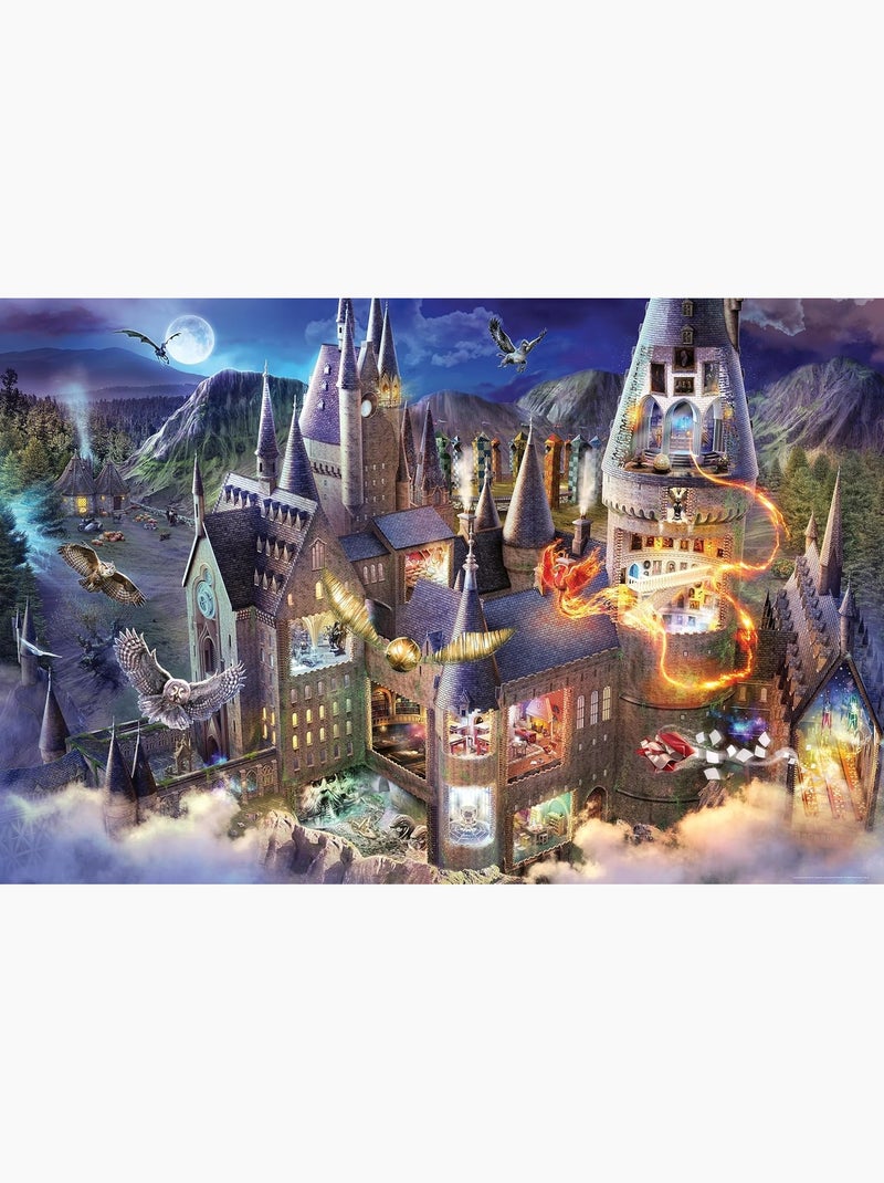 Puzzle Vue sur le château Poudlard 3000 Pcs N/A - Kiabi