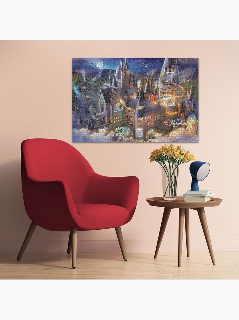 Puzzle Vue sur le château Poudlard 3000 Pcs N/A - Kiabi