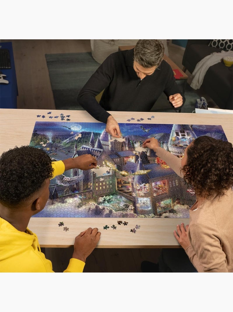 Puzzle Vue sur le château Poudlard 3000 Pcs N/A - Kiabi