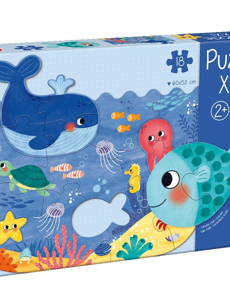 Puzzle XXL Océan (18 pièces) N/A - Kiabi