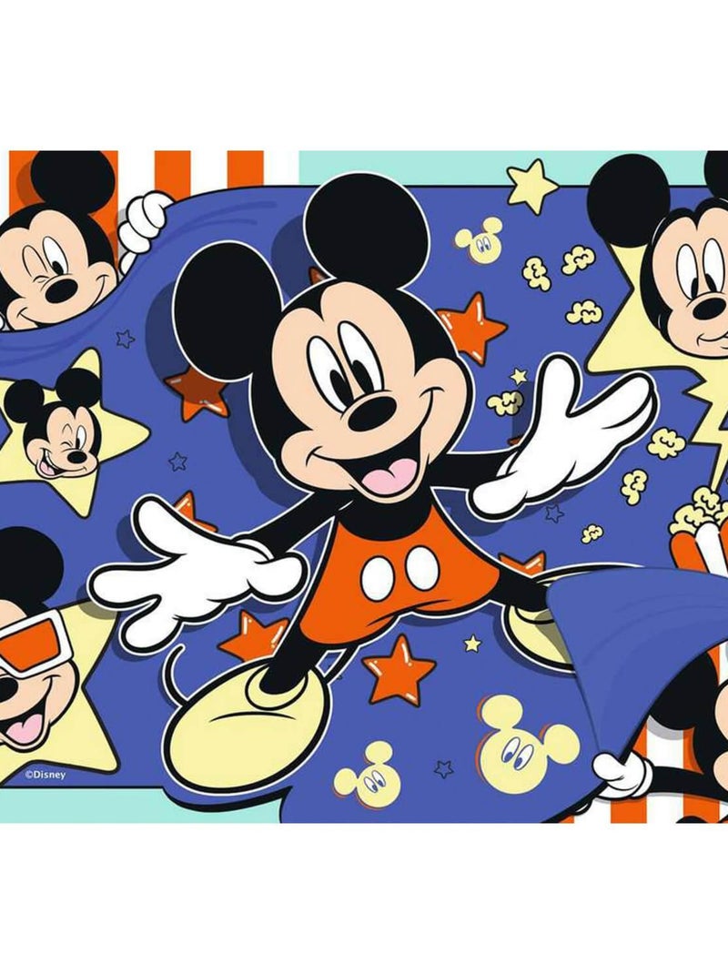 Puzzles 2 x 24 pièces : Disney Mickey Mouse : Au cinéma N/A - Kiabi
