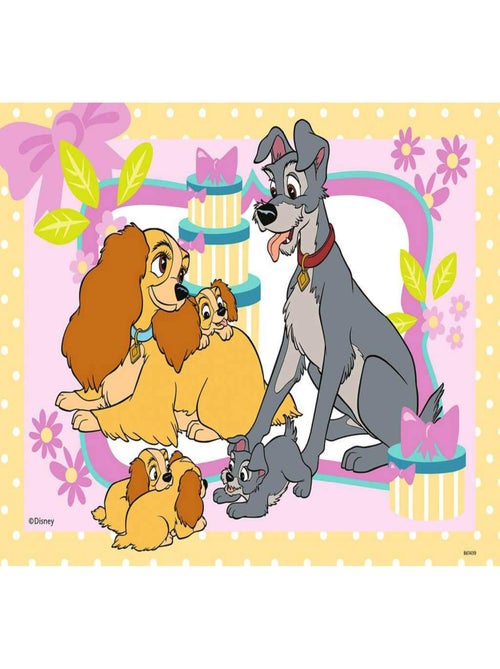Puzzles 2 x 24 pièces : Les chiots Disney - Kiabi
