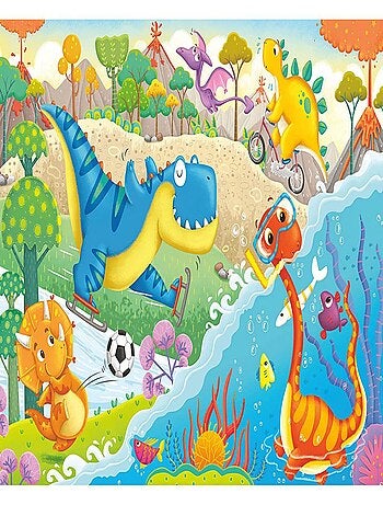 Puzzles 2x12 pièces - Mes dinos préférés