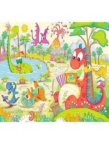 Puzzles 2x12 pièces - Mes dinos préférés