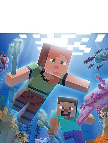 Puzzles 3 x 49 pièces : Biomes de Minecraft