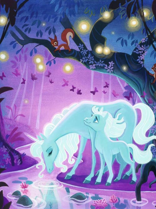 Puzzles 3 x 49 pièces : Licorne, dragon et fée - Kiabi