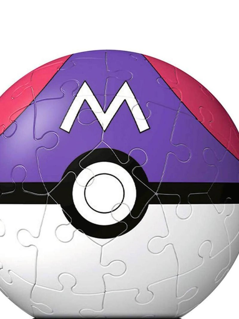 Puzzles 3D Ball 54 pièces : Master Ball, Pokémon N/A - Kiabi