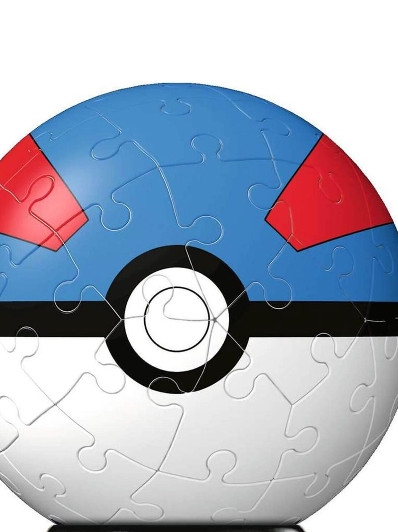 Puzzles 3D Ball 54 pièces :  Pokémon : Super Ball N/A - Kiabi
