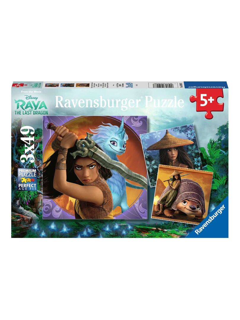 Puzzles 3x49 P - Raya, La Courageuse Guerrière / Disney Raya Et Le Dernier Dragon N/A - Kiabi