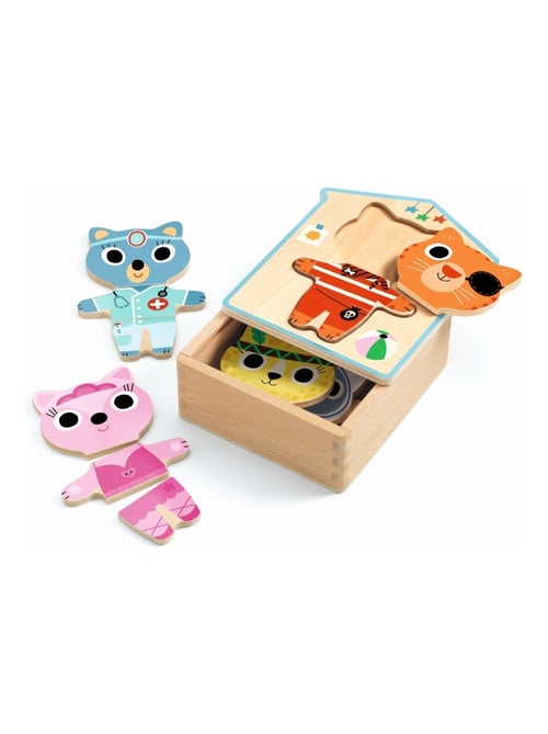 Puzzles bois - Dressup-mix - Kiabi
