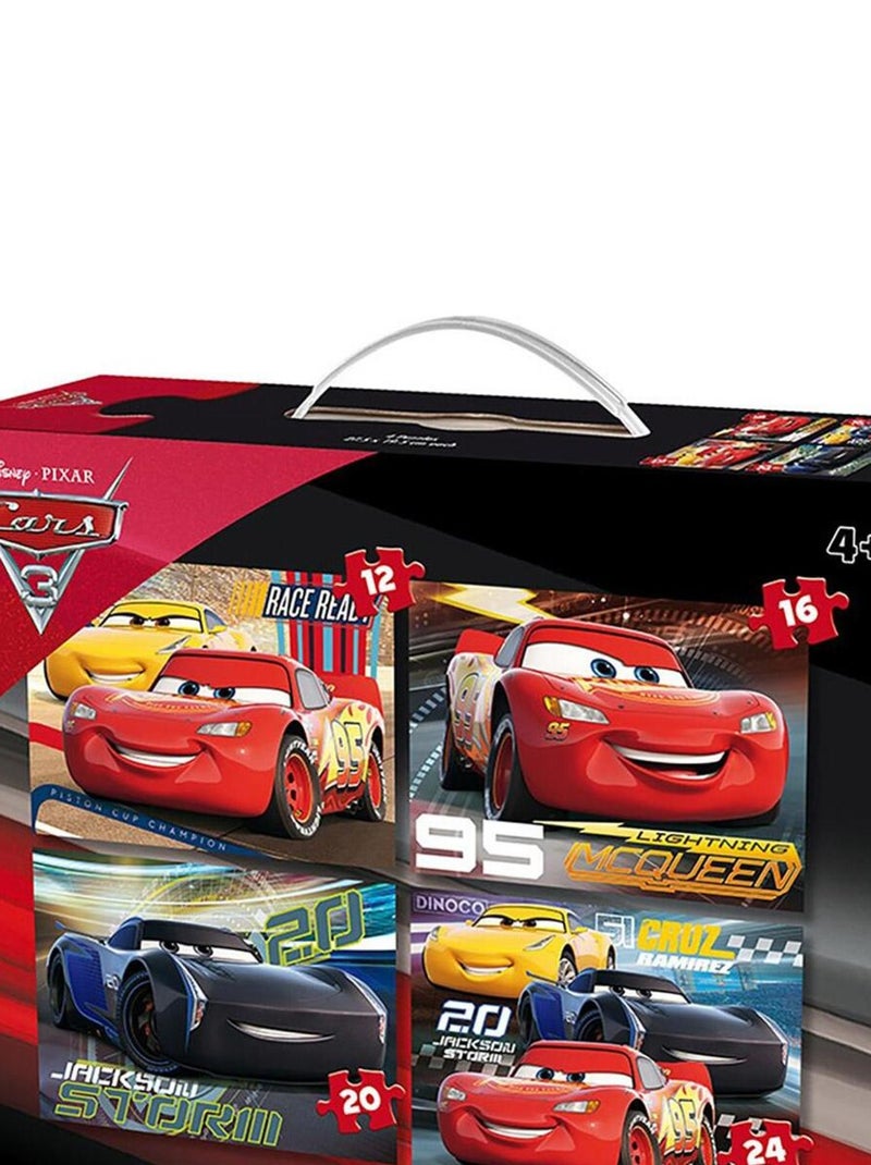 Puzzles de 12 a 24 pièces : 4 puzzles : Cars N/A - Kiabi