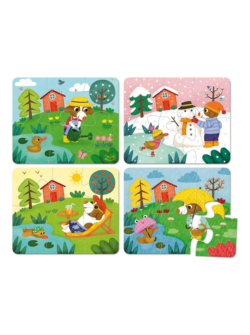 Puzzles des 4 saisons N/A - Kiabi