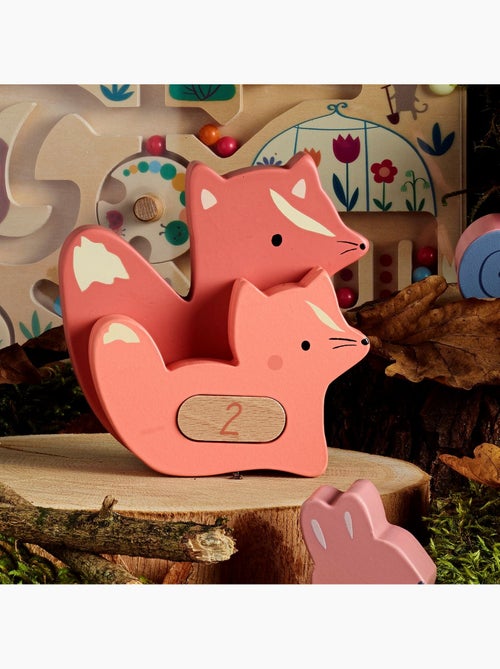 Puzzles d'éveil Maman bébé animaux - Kiabi