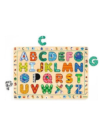 Puzzles éducatif bois - Puzzle ABC International - Kiabi