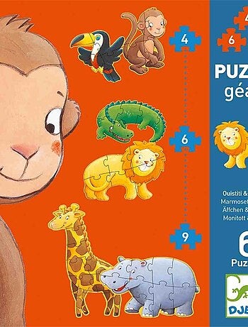 Puzzles évolutifs - Ouistiti & ses amis - Kiabi